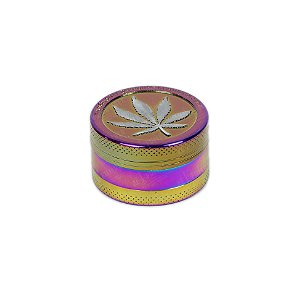 Dichavador de Metal Hemp Leaf Médio - Camaleão
