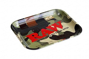 Bandeja de Metal Camuflada Grande - RAW