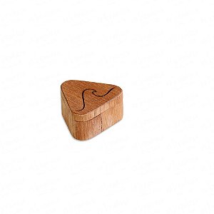 Dichavador de Madeira Triângulo Wood Burning - Onda
