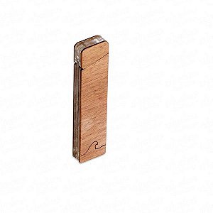 Case Hemp (Porta Cigarro) Wood Burning - Onda