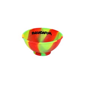 Cuia de Silicone Squadafum - Mix Verde Amarelo Vermelho