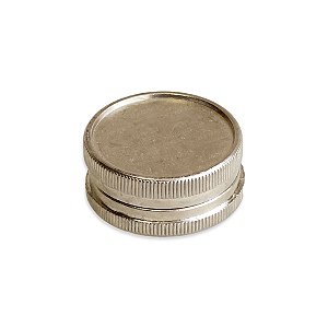 Dichavador de Metal Pequeno Escovado - Prata