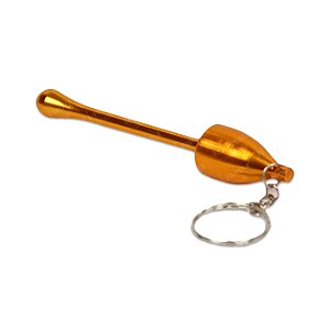 Pipe de Alumínio Cogumelo - Dourado