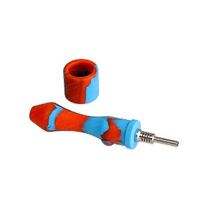 Coletor de Néctar Silicone - Mix Laranja Azul