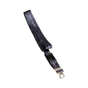 Cordão/Chaveiro Puff Life - Cinza