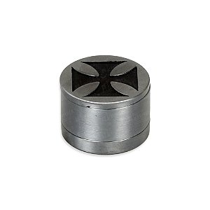 Dichavador de Metal Relevo Cruz de Malta - Prata