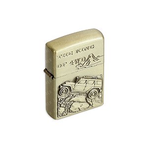 Isqueiro Jipe IV  - Dourado Envelhecido