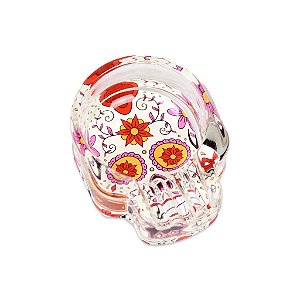 Cinzeiro de Vidro - Caveira Mexicana X