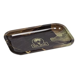 Bandeja de Metal Na Boa Média - Preto