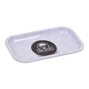 Bandeja de Metal Na Boa Média - Branco