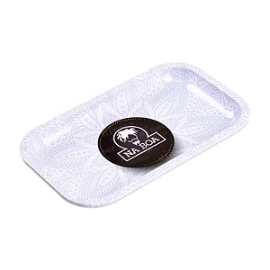 Bandeja de Metal Na Boa Média - Branco