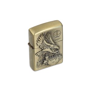 Isqueiro Águia Eagle II - Dourado Envelhecido