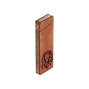 Case Seda Wood Burning - Leão