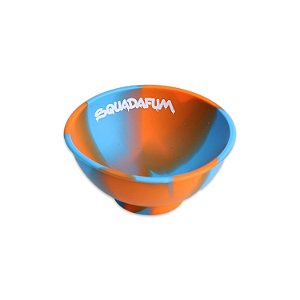 Cuia de Silicone Squadafum - Mix Laranja Azul