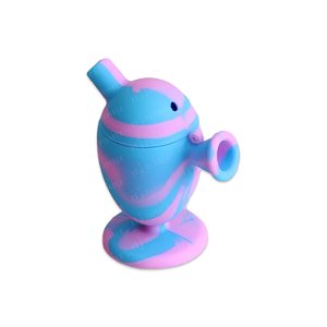 Mini Bong de Silicone (Blunt Bubble) - Mix Rosa Azul