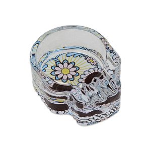 Cinzeiro de Vidro - Caveira Mexicana XIV