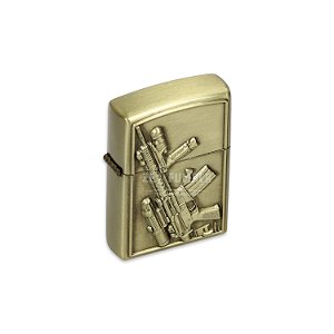 Isqueiro Weapon II  - Dourado Envelhecido