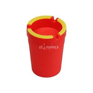 Cinzeiro Para Carro Copo Jumbo Butt Bucket - Vermelho I