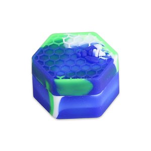 Slick Container Colméia 26 ml - Verde Branco Azul
