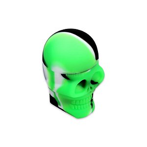 Slick Container Caveira 15 ml - Preto Branco Verde