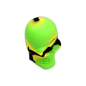Slick Container Caveira 15 ml - Verde Amarelo Preto