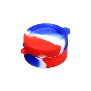 Slick Container com Divisória 10 ml - Vermelho Branco Azul