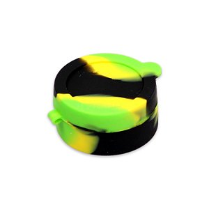 Slick Container com Divisória 10 ml - Verde Amarelo Preto