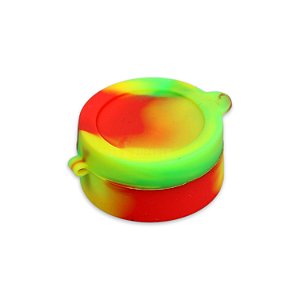 Slick Container com Divisória 10 ml - Verde Amarelo Vermelho
