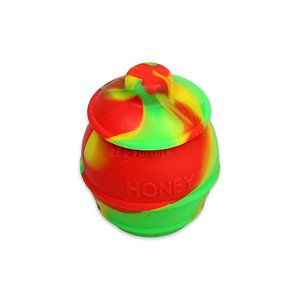 Slick Container Pote de Mel 35 ml - Vermelho Amarelo Verde