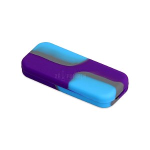 Slick Container Slim com Divisória 12,5 ml - Roxo Cinza Azul