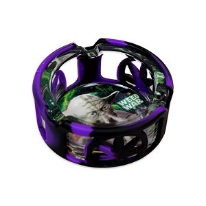 Cinzeiro de Vidro com Silicone - Weed War I