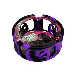 Cinzeiro de Vidro com Silicone - Weed War III