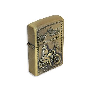 Isqueiro Rider II  - Dourado Envelhecido