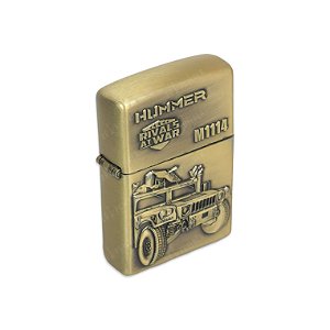 Isqueiro Hummer M114  - Dourado Envelhecido