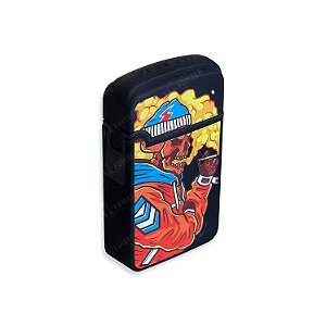 Isqueiro Maçarico Zengaz Skull - Preto