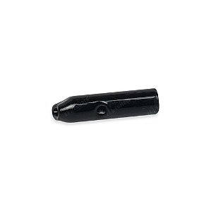 Piteira de Vidro Curta 5 mm - Ponta Chata (Preto)