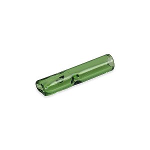 Piteira de Vidro Curta 5 mm - Ponta Chata (Verde)