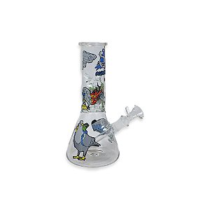 Glass Ice Bong Percolator Squadafum - City