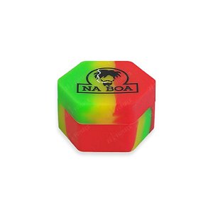 Slick Container Hexágono Na Boa 26 ml - Vermelho Amarelo Verde