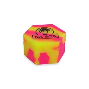 Slick Container Hexagonal Na Boa 26 ml - Rosa Amarelo