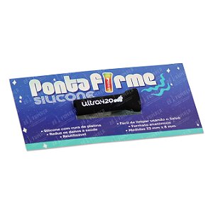 Piteira de Silicone Ponta Firme Ultra420 - Preto