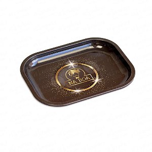 Bandeja de Metal Na Boa Pequena - Preto