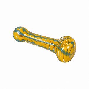 Pipe de Vidro - Mix Azul Amarelo