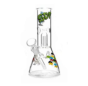 Glass Ice Bong Percolator Stickers Squadafum - Transparente