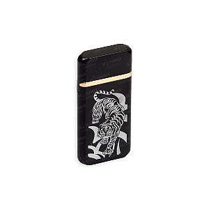 Isqueiro Elétrico (Dragão) - Preto
