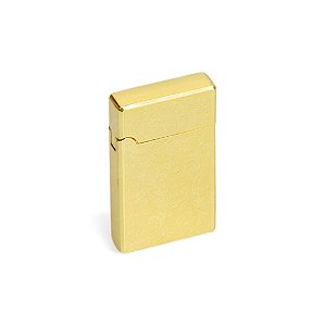 Isqueiro Elétrico Flowers - Dourado