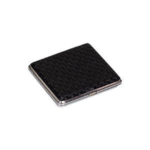 Cigarreira de Alumínio - Courino Preto II