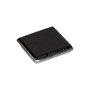 Cigarreira de Alumínio - Courino Preto V