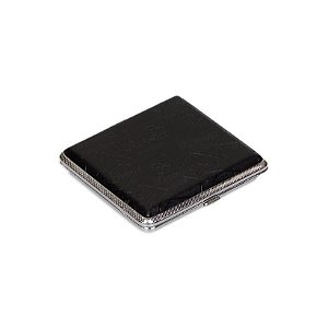 Cigarreira de Alumínio - Courino Preto VI