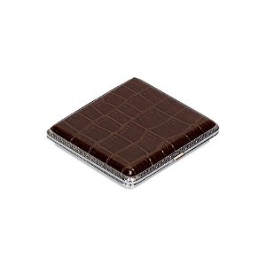 Cigarreira de Alumínio - Courino Marrom I